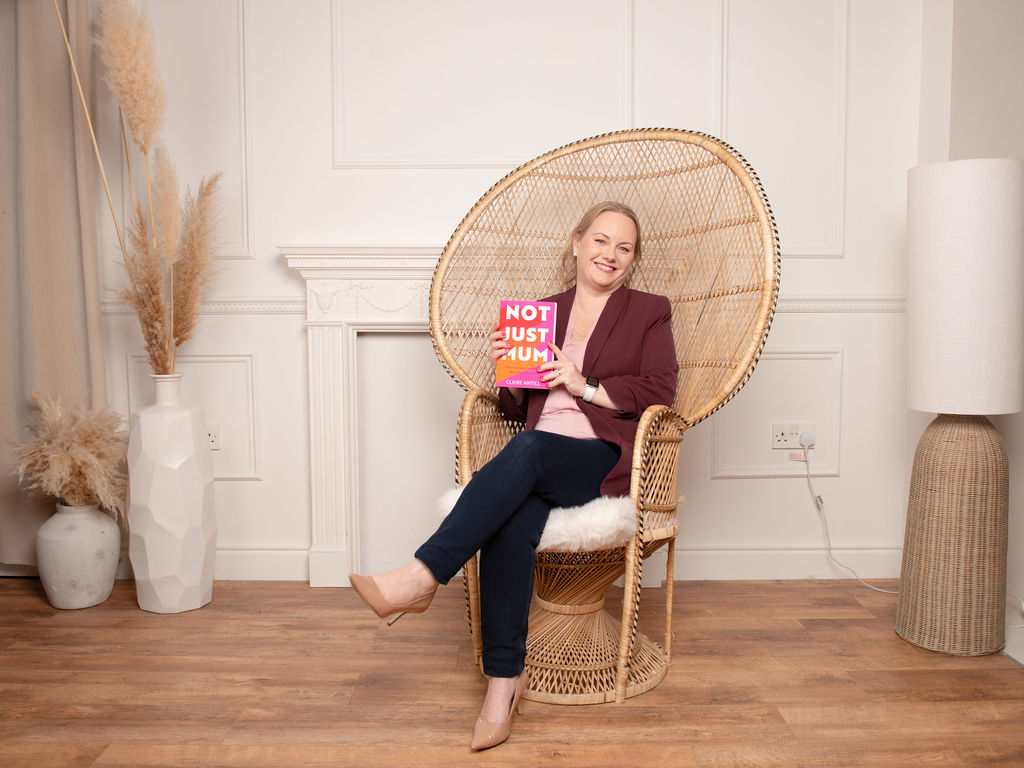 Claire with book